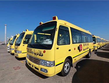 King Long Exports 70 Units School Buses sa UAE