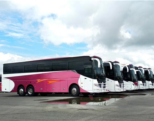  Asiastar mga bus na makarating sa congo para sa operasyon